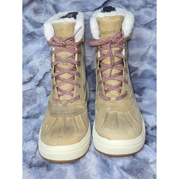 NWB Merrell Haven Mid Lace Polar Waterproof Boot  US 8 J001858 200g Insulated‎